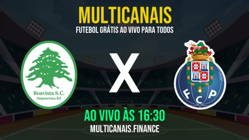 Assista Boavista x Porto ao vivo – grátis, 24 horas e em alta definição