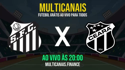 Assista Santos contra Ceará ao vivo online – 12/05/2025 – Grátis e em HD