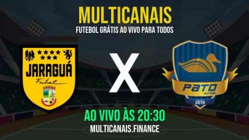 Assista Jaraguá contra Pato Futsal ao vivo online – 12/05/2025 – Grátis e em HD